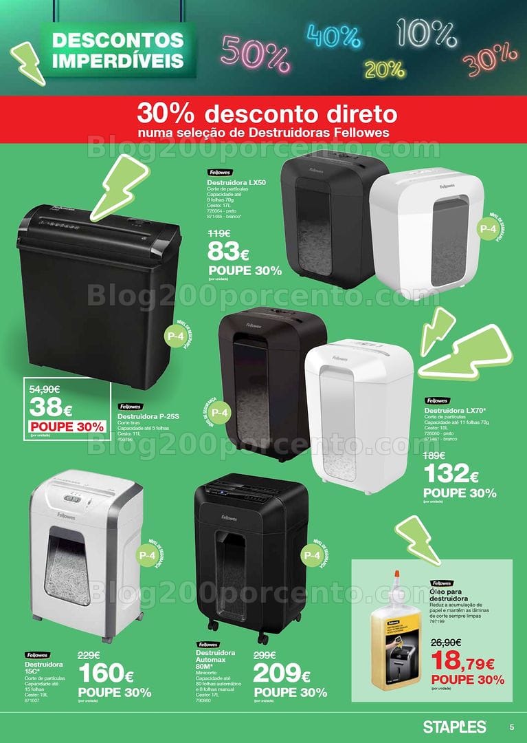 Antevisão Folheto STAPLES Descontos Imperdíveis Promoções de 15 junho a 2 julho